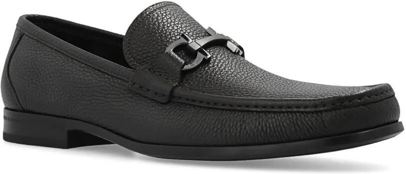 Ferragamo Gancini loafers met gesp Bruin - Foto 4