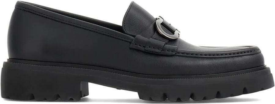 Ferragamo Gancini loafers Zwart