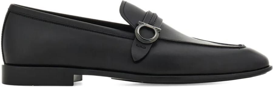 Ferragamo Gancini loafers Zwart
