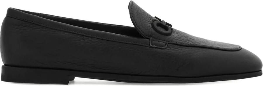 Ferragamo Gancini loafers Zwart