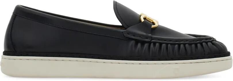Ferragamo Gancini loafers Zwart