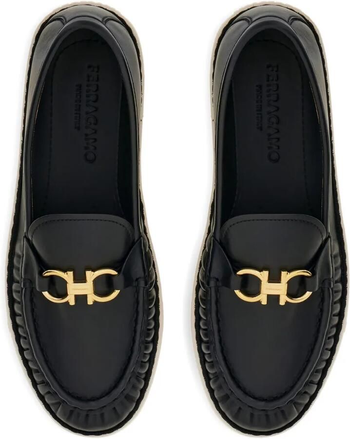 Ferragamo Gancini loafers Zwart - Foto 2