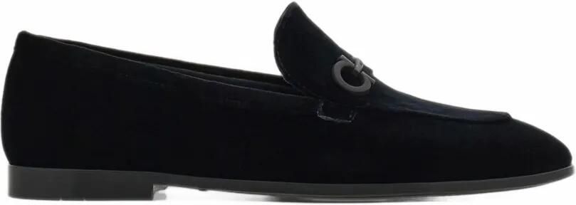 Ferragamo Gancini loafers Zwart