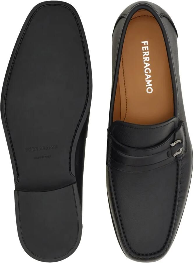Ferragamo Gancini loafers Zwart - Foto 3