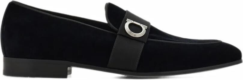 Ferragamo Gancini loafers Zwart