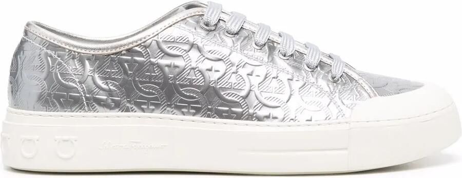 Ferragamo Gancini low-top sneakers Grijs