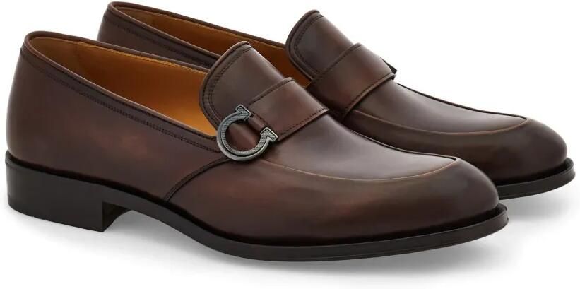 Ferragamo Gancini mocassins Bruin - Foto 5