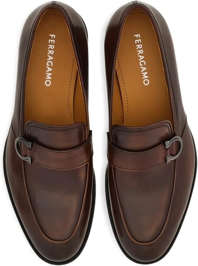 Ferragamo Gancini mocassins Bruin - Foto 3