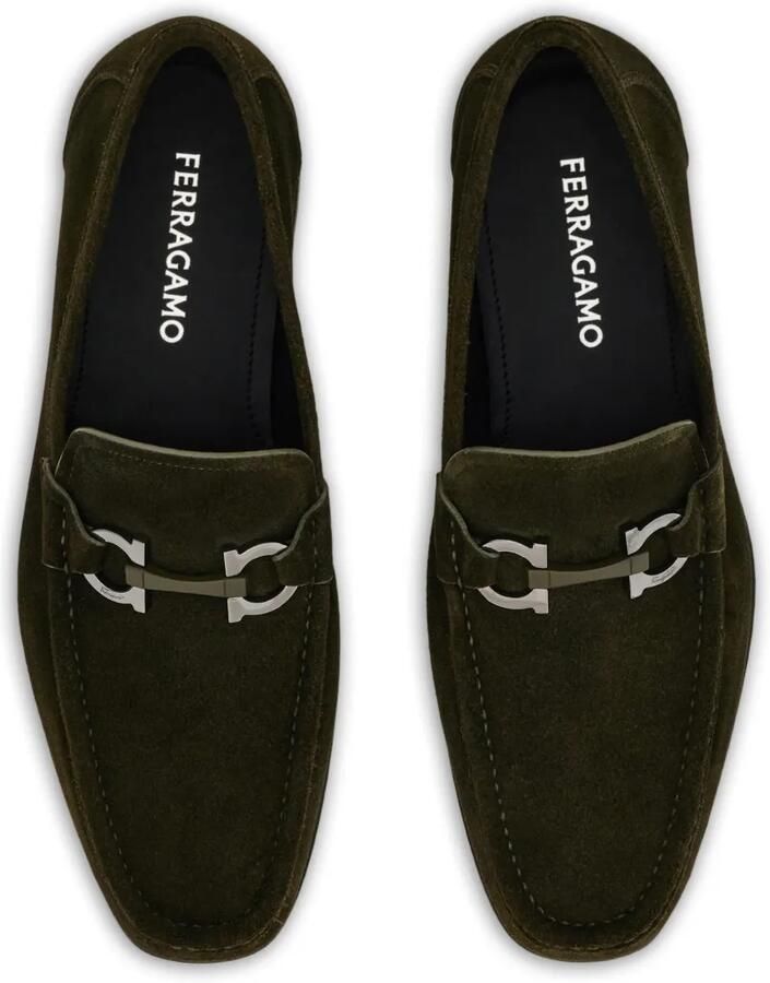Ferragamo Gancini mocassins Groen - Foto 3