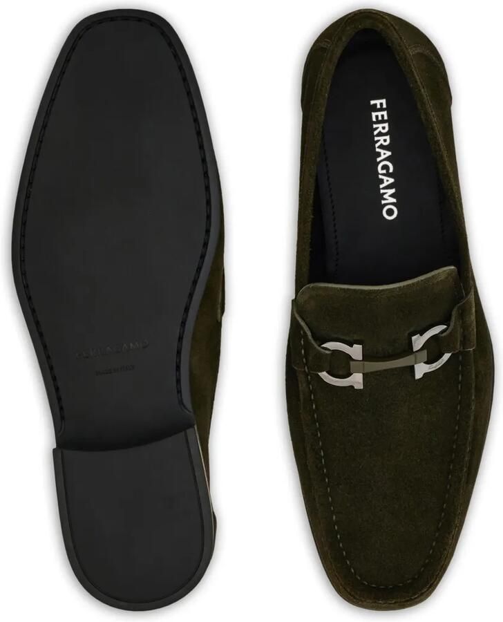 Ferragamo Gancini mocassins Groen - Foto 2