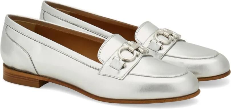 Ferragamo Gancini mocassins Zilver - Foto 4