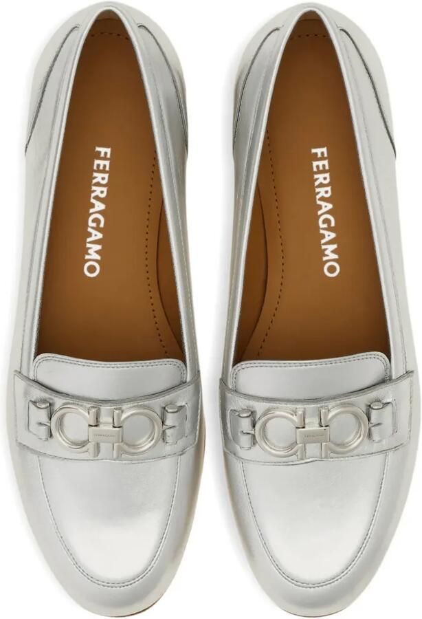 Ferragamo Gancini mocassins Zilver - Foto 2