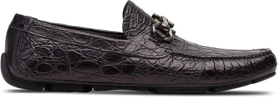 Ferragamo Gancini mocassins Zwart