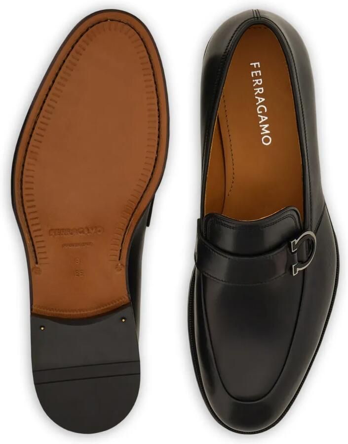 Ferragamo Gancini mocassins Zwart - Foto 3