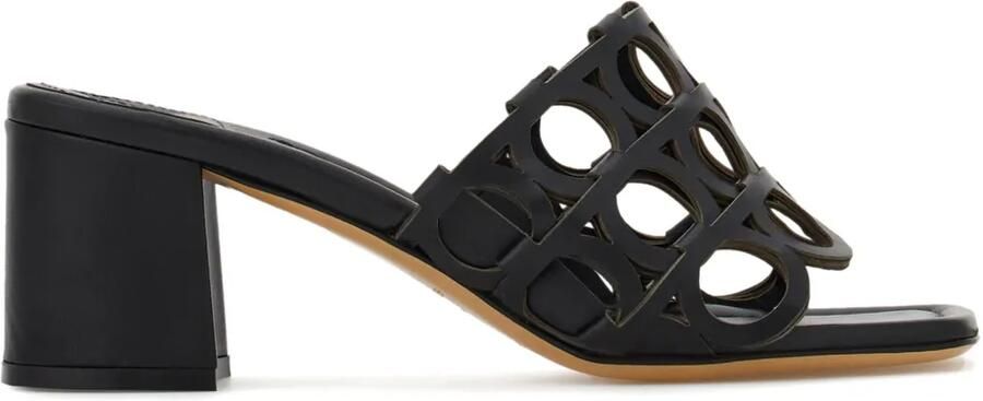 Ferragamo Gancini muiltjes Zwart