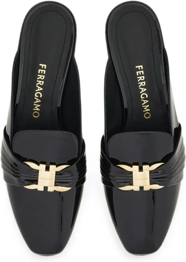 Ferragamo Gancini muiltjes Zwart - Foto 3