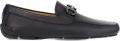 Ferragamo Gancini ornament driver loafers Blauw - Blauw