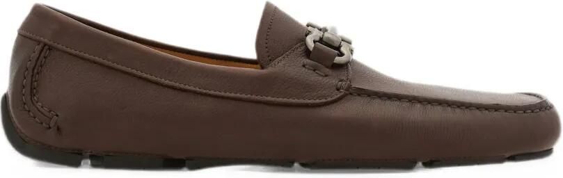 Ferragamo Gancini ornament driver loafers Bruin