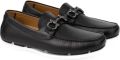 Ferragamo Gancini ornament driver loafers Zwart - Zwart