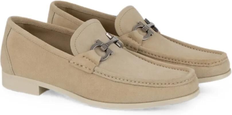 Ferragamo Gancini Ornament loafers Beige - Foto 5