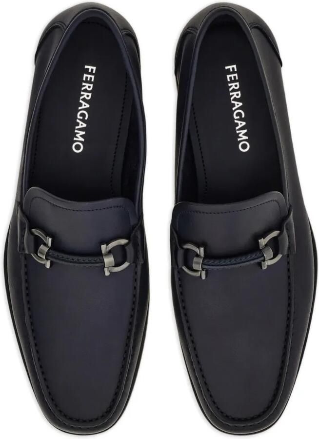 Ferragamo Gancini Ornament loafers Blauw - Foto 3
