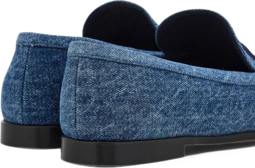 Ferragamo Gancini ornament loafers Blauw - Foto 3