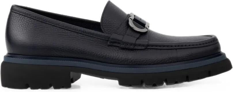 Ferragamo Gancini Ornament loafers Blauw