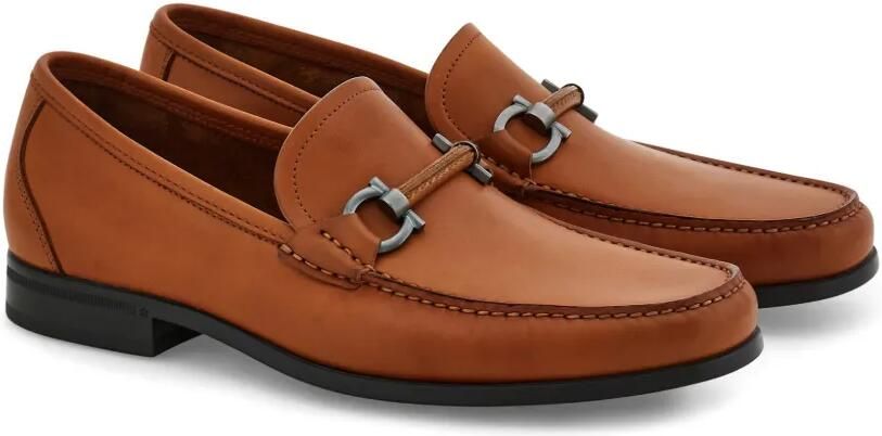 Ferragamo Gancini Ornament loafers Bruin