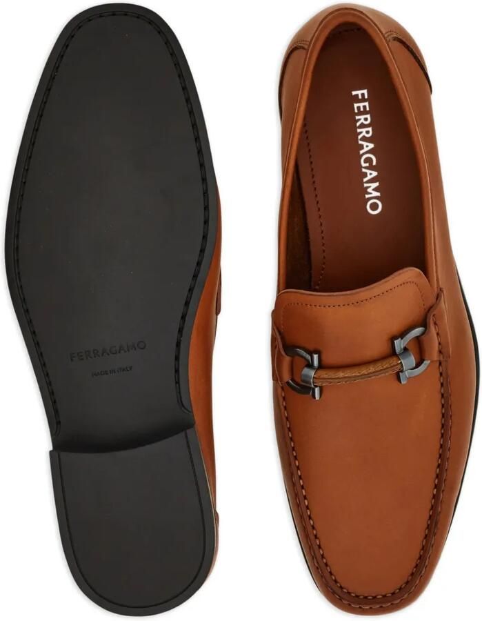 Ferragamo Gancini Ornament loafers Bruin - Foto 2