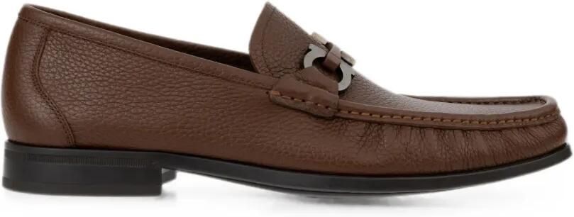 Ferragamo Gancini Ornament loafers Bruin