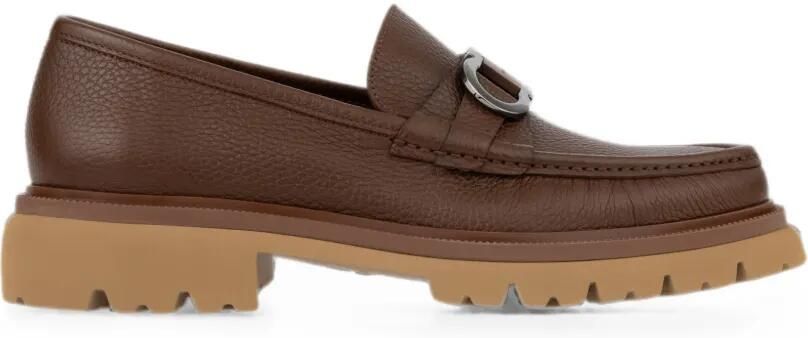 Ferragamo Gancini Ornament loafers Bruin