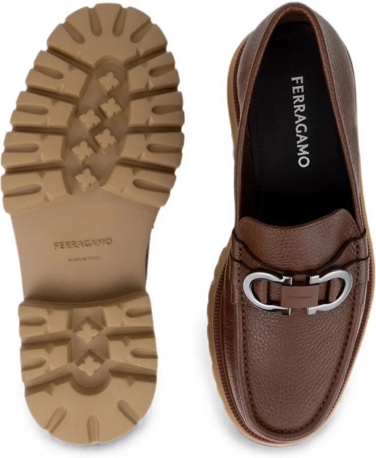 Ferragamo Gancini Ornament loafers Bruin - Foto 2