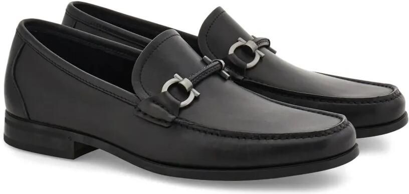 Ferragamo Gancini Ornament loafers Zwart - Foto 5