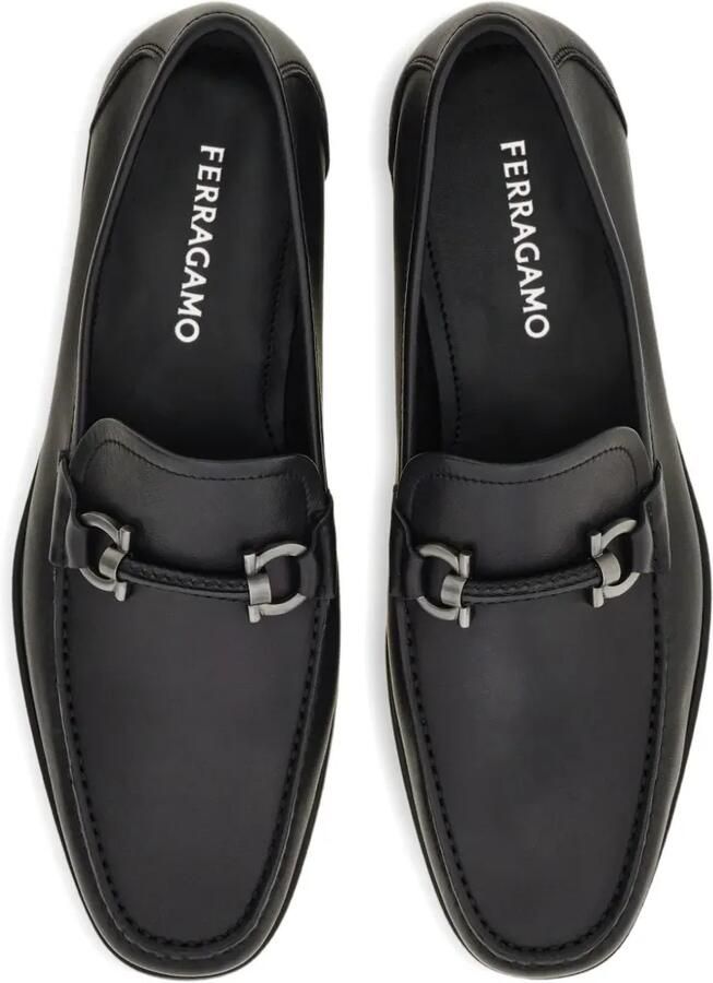 Ferragamo Gancini Ornament loafers Zwart - Foto 4