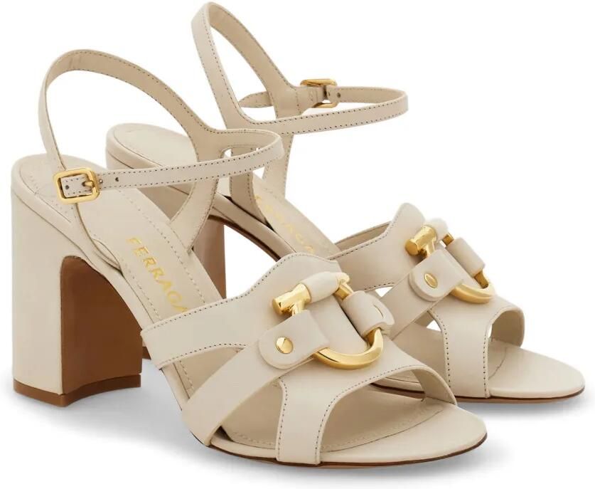 Ferragamo Gancini Ornament sandalen Beige - Foto 3