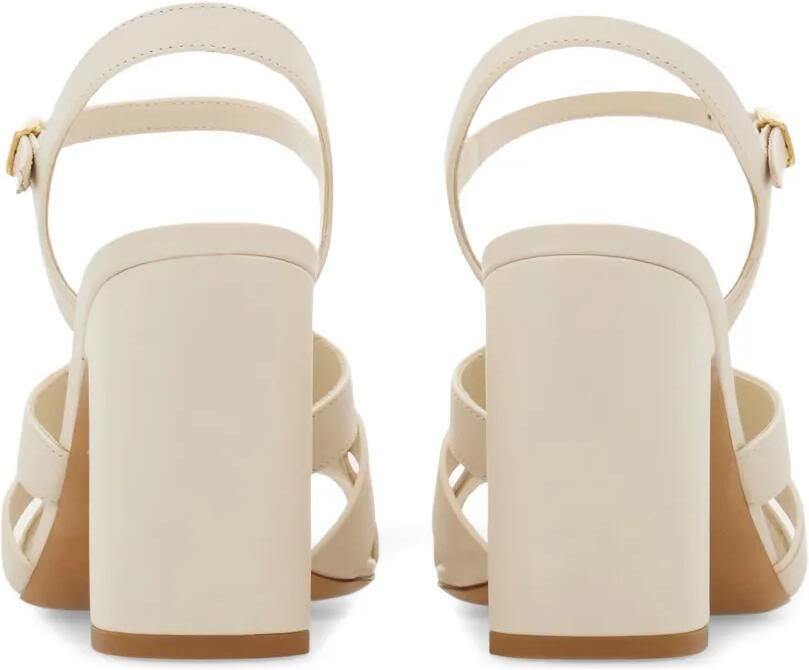 Ferragamo Gancini Ornament sandalen Beige - Foto 4