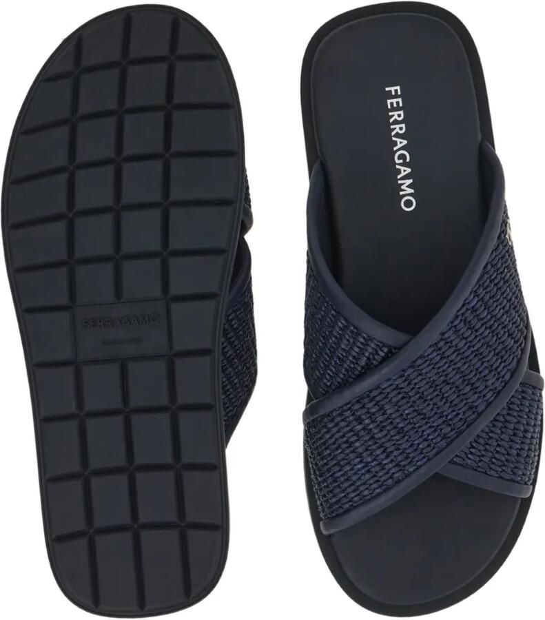 Ferragamo Gancini Ornament sandalen Blauw - Foto 3