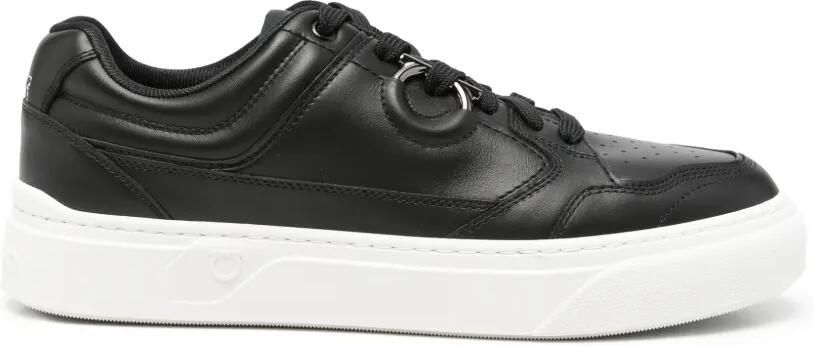 Ferragamo Gancini leren sneakers Zwart - Foto 4