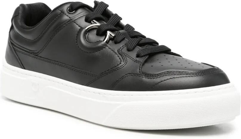 Ferragamo Gancini leren sneakers Zwart - Foto 3