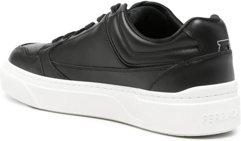 Ferragamo Gancini leren sneakers Zwart - Foto 2