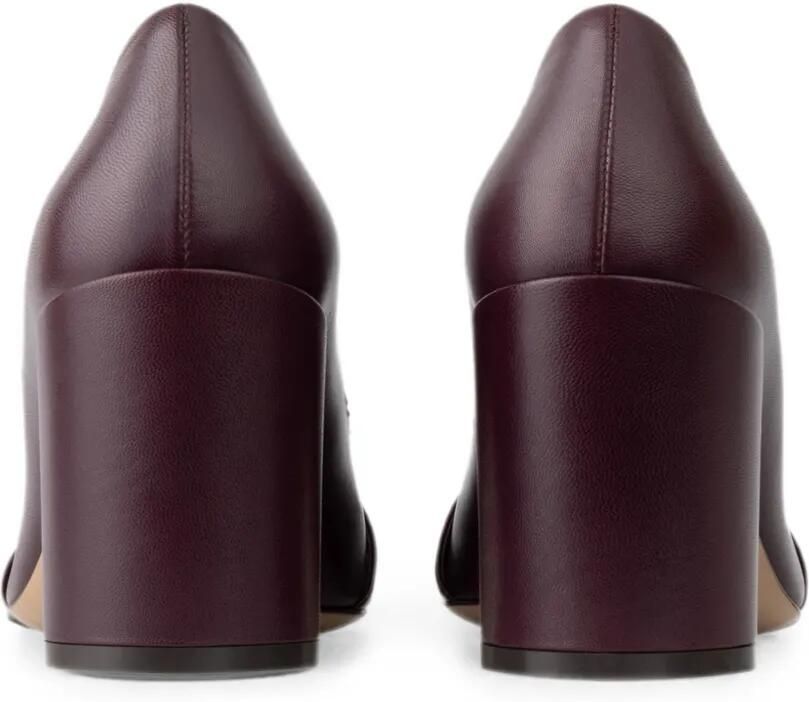 Ferragamo Gancini pumps met blokhak Paars - Foto 2