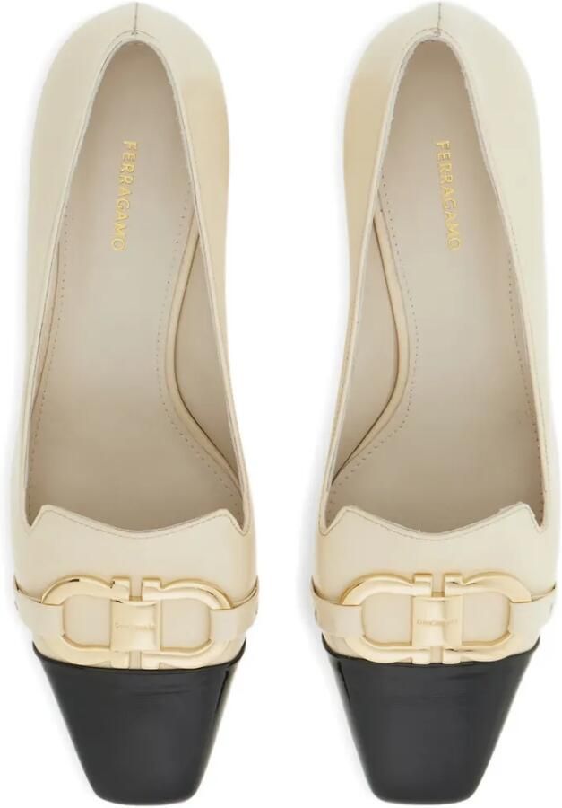 Ferragamo Gancini pumps Wit - Foto 3