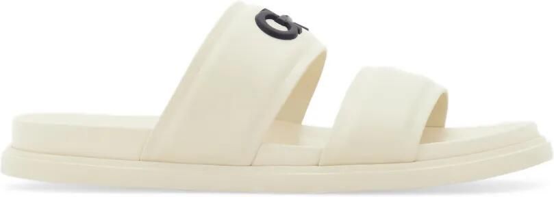 Ferragamo Gancini slippers Beige