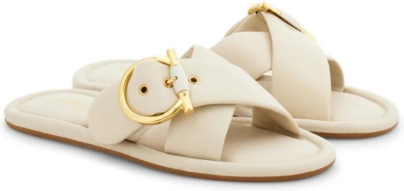 Ferragamo Gancini slippers Beige - Foto 4