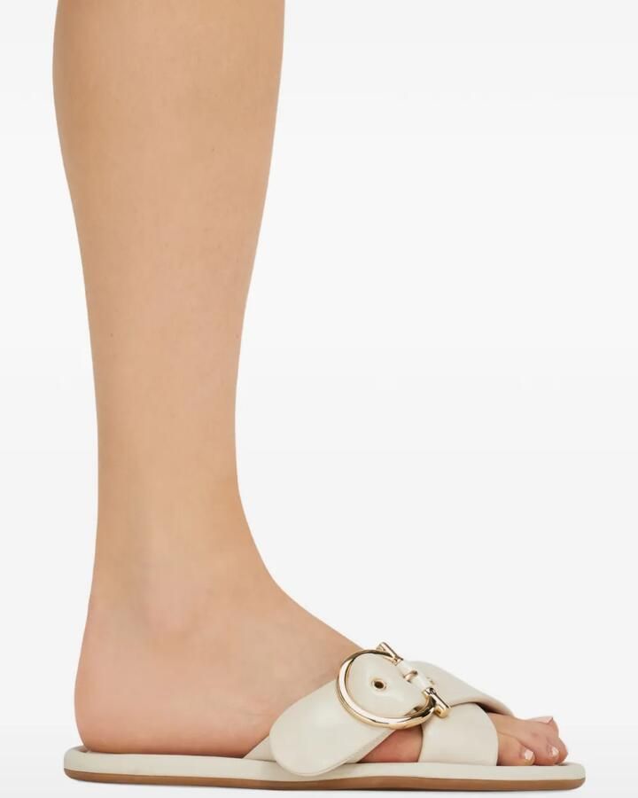 Ferragamo Gancini slippers Beige - Foto 3