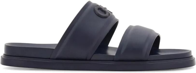 Ferragamo Gancini slippers Blauw