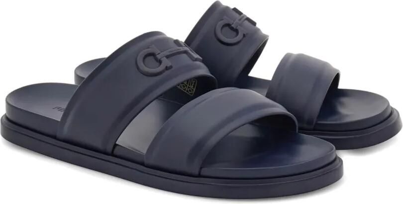Ferragamo Gancini slippers Blauw - Foto 4