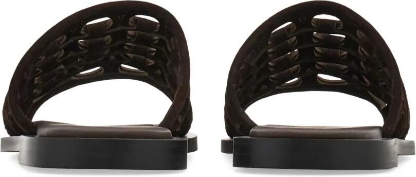 Ferragamo Gancini slippers Bruin - Foto 5