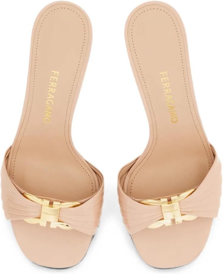 Ferragamo Gancini slippers Roze - Foto 2