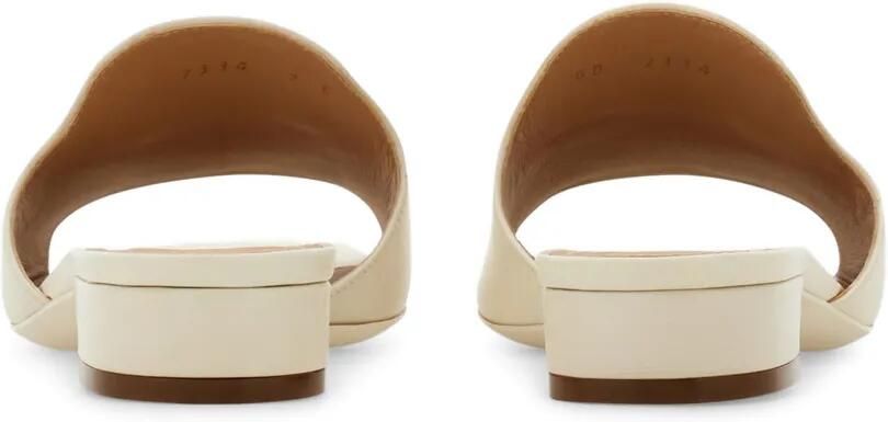 Ferragamo Gancini slippers Wit - Foto 4